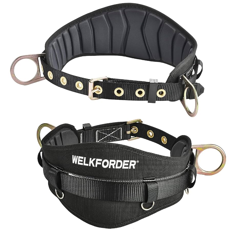 WELKFORDER Tongue Buckle Body Belt With Hot-Pressing Waist